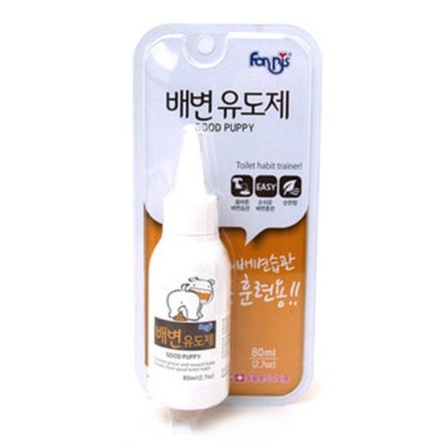 포켄스 반려견 배변유도제 80ml 강아지 배변훈련