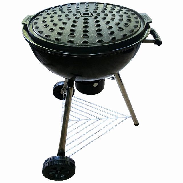 드림레저 맛돌이 원형 불판 + 야미 력셔리 바베큐그릴 57cm