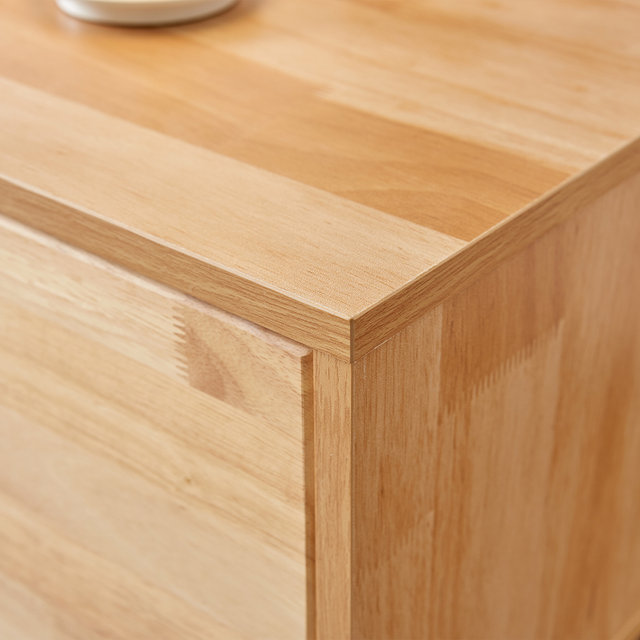 앨리스 2단 서랍 고무나무 원목 거실장 1500 수납 tv다이 장식장