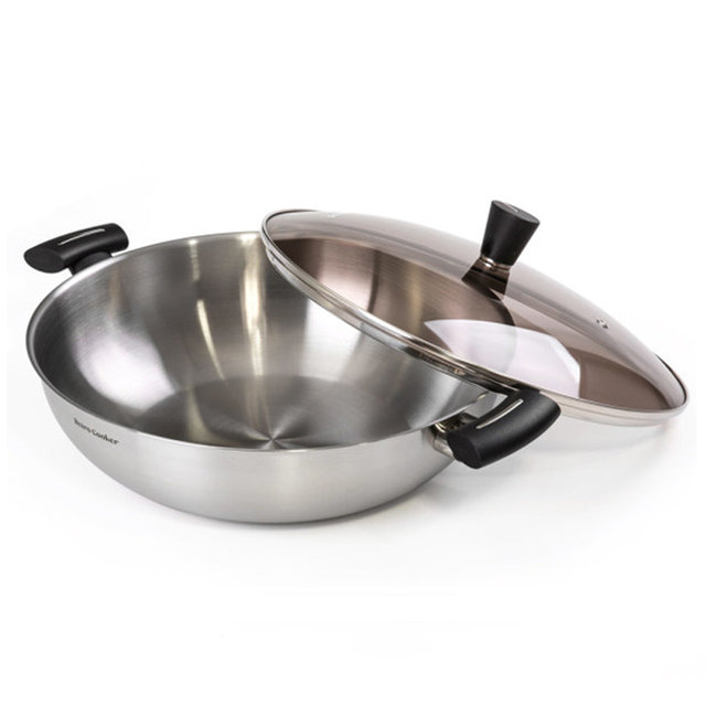 키친아트 인덕션겸용 전골냄비 28cm 찌개 나베 오뎅탕 감자탕 스텐냄비
