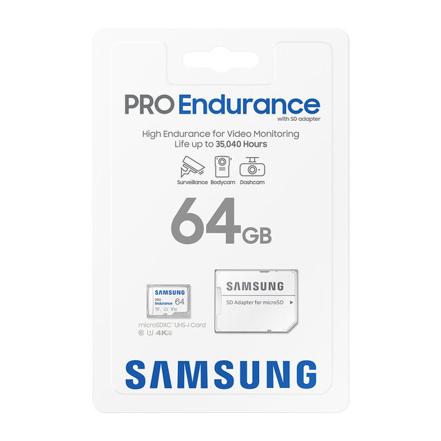 삼성전자 삼성 공식파트너 마이크로SD 메모리카드 PRO Endurance MB-MJ64KA/APC (정품)