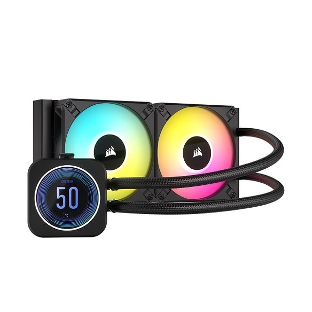 커세어 iCUE H100i ELITE LCD XT CPU수랭쿨러