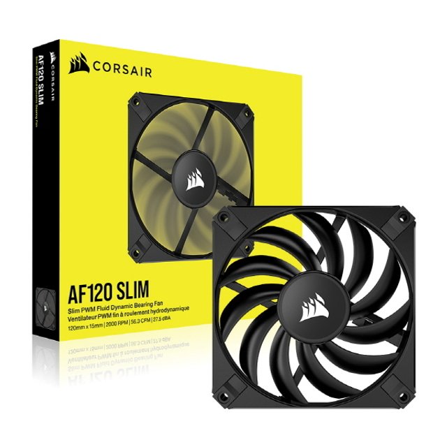 커세어 AF120 SLIM 블랙 시스템쿨러 (1PACK)