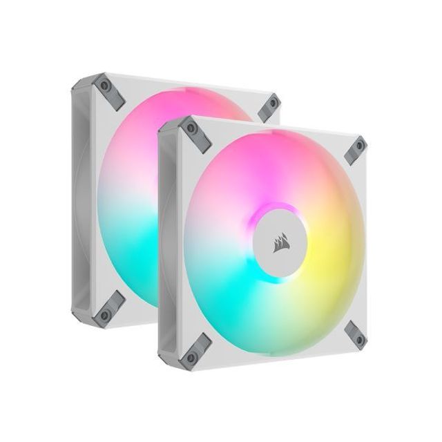 커세어 iCUE AF140 RGB ELITE 화이트 (2PACK)