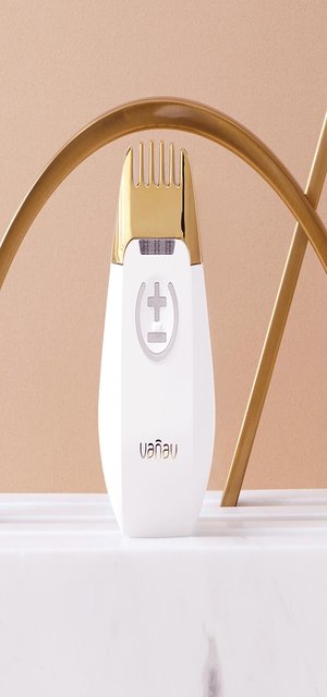 [하이마트회원전용혜택]타임머신 골든브러쉬 화이트/블랙 - 두피 전용 갈바닉, 두피 앰플 흡수