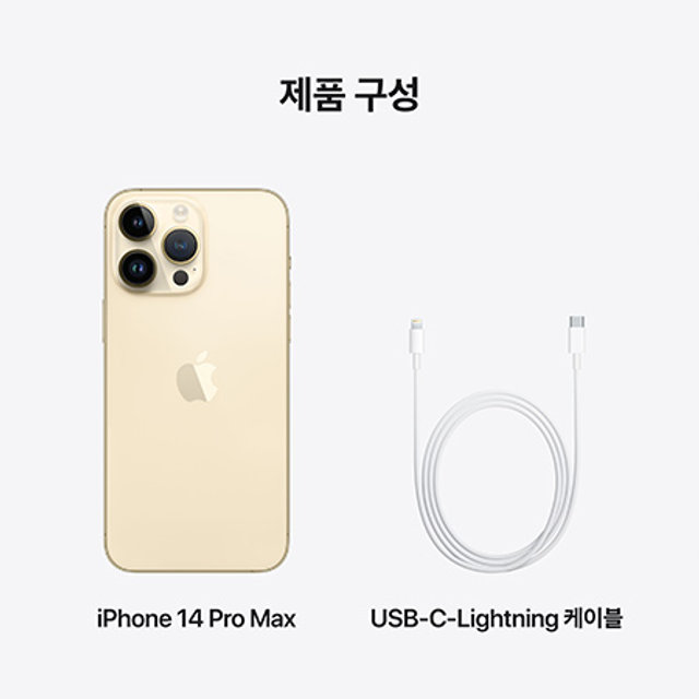 아이폰14 프로맥스, 자급제 (1TB, 골드)