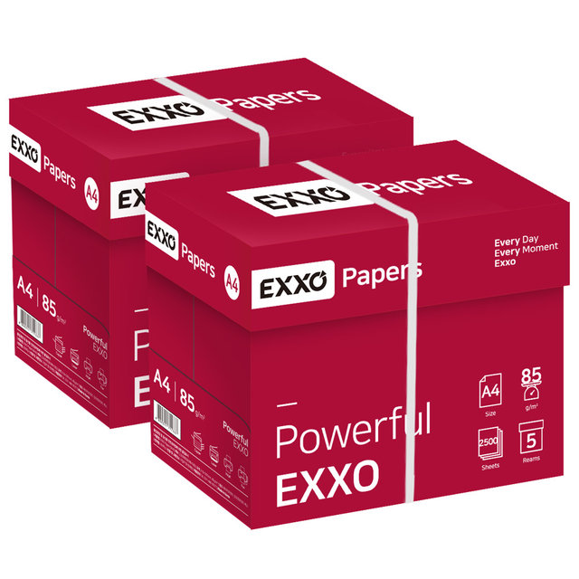 엑소(EXXO) A4 복사용지(A4용지) 85g 2500매 2BOX
