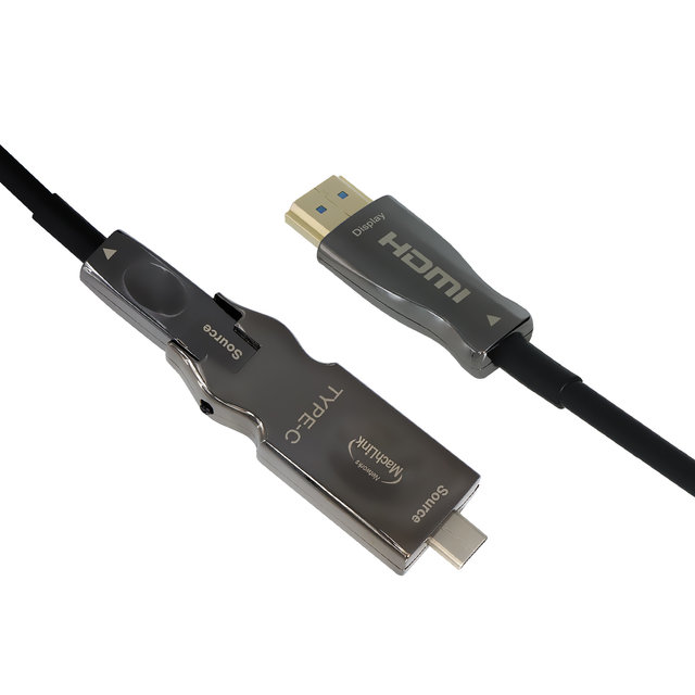 마하링크 AOC 분리형 C타입 TO HDMI 2.1 8K 광케이블 10M ML-UC3H10