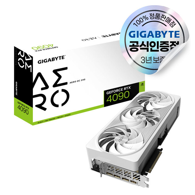 GIGABYTE 지포스 RTX 4090 AERO OC D6X 24GB 피씨디렉트 [오늘출발/안전포장]
