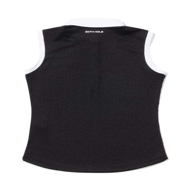 골지 히든스냅 베이직 여성 슬리브리스 [BLACK]