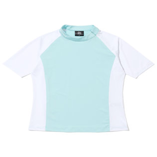 사선 플라켓 여성 반팔 베이스레이어 [MINT]