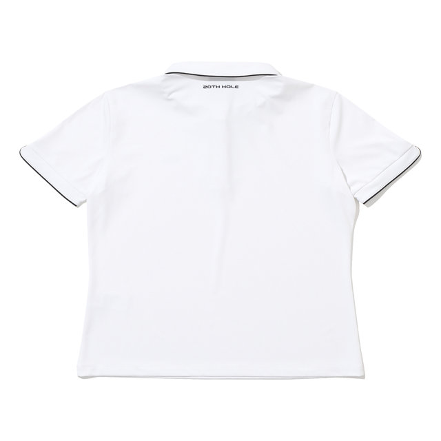 소매 파이핑 프릴 여성 반팔 티셔츠[WHITE]