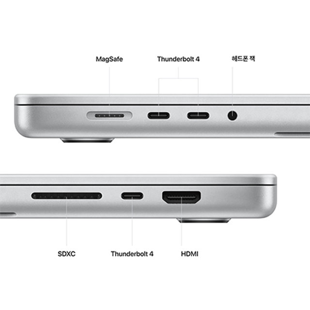 *2023 맥북프로 16 M2 Pro칩 (12코어CPU,19코어GPU), RAM16GB, SSD1TB 실버
