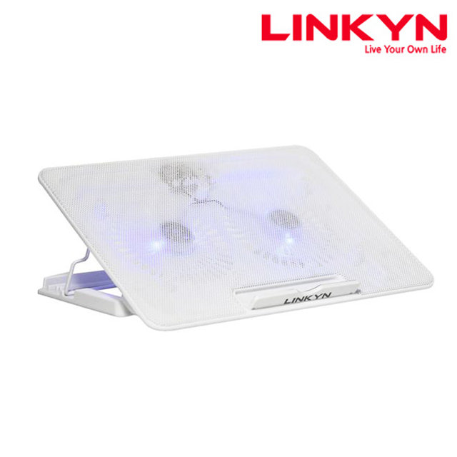 링킨 LS-210 노트북 쿨링패드 저소음 최대 6단계 각도조절