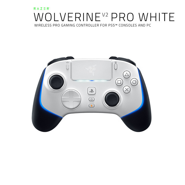 레이저코리아 Razer Wolverine V2 Pro White PS5 무선 컨트롤러