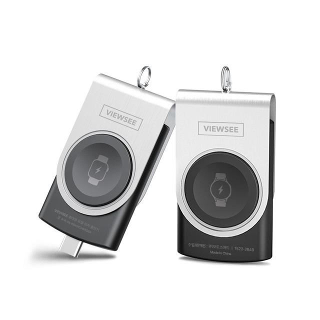 애플워치 갤럭시워치 2in1 휴대용 C타입 무선 충전기