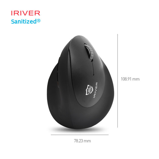 아이리버 항균 Medic-EM3 3채널 블루투스 겸용 인체공학 무소음 버티컬 무선 마우스