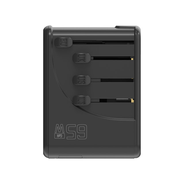 여행용 멀티어댑터 플러그 3포트 GaN PPS 65W  009TC-PD