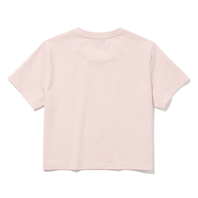 투에니더그 골프 프린트 여성 반팔 크롭 티셔츠 [PALE PEACH]
