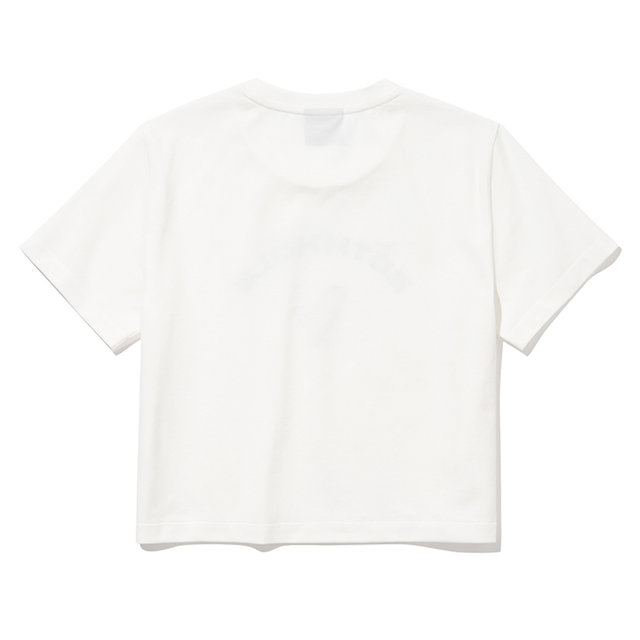 투에니더그 골프 프린트 여성 반팔 크롭 티셔츠 [WHITE]