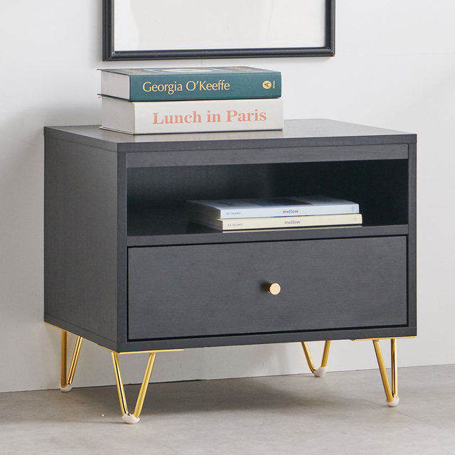 팝송 2단 서랍 침대 옆 협탁 500