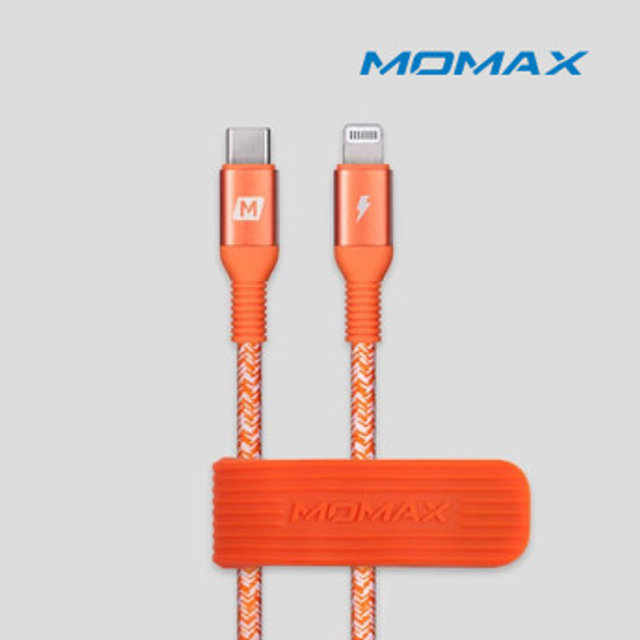 모맥스 Elite USB C to 라이트닝 8핀 아이폰 고속 충전 나일론 케이블 2.2m