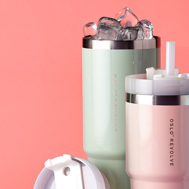 오슬로 리볼브 텀블러 600ml (빨대포함)