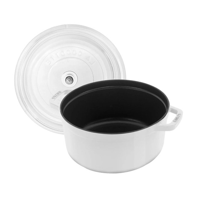 [해외] 스타우브 꼬꼬떼 라운드 3.9QT (24cm) 화이트