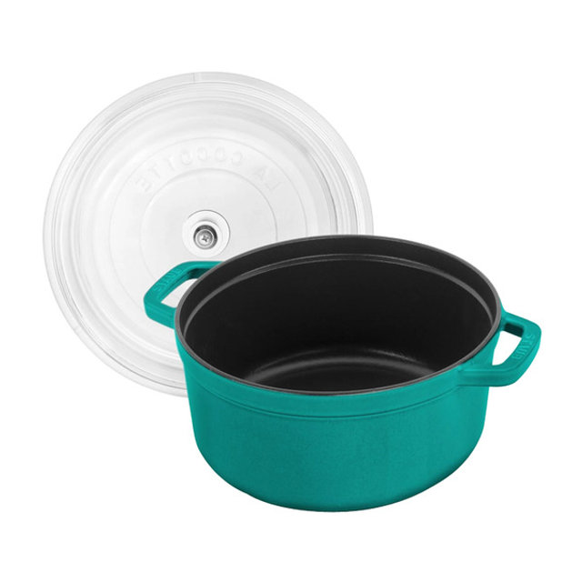[해외] 스타우브 꼬꼬떼 라운드 3.9QT (24cm) 민트그린