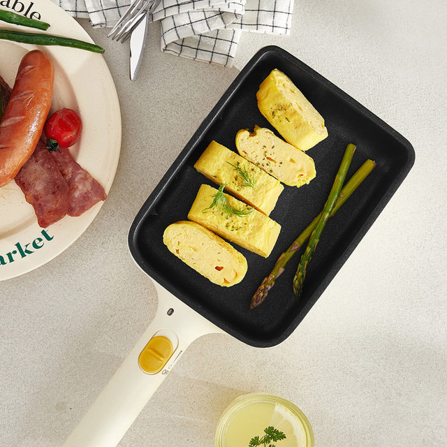 전기 사각 계란후라이팬 WG1700 미니 후라이펜 프라이팬 계란말이 기계