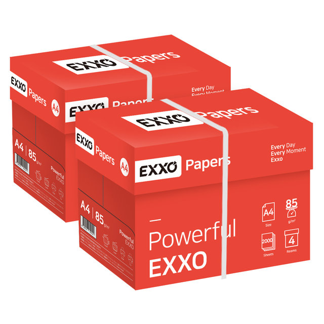 엑소(EXXO) A4 복사용지(A4용지) 85g 2000매 2BOX