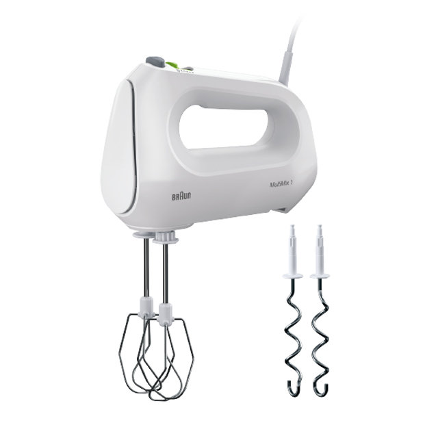 핸드믹서(반죽기) HM1010WH[400W/4단계+터보/도우훅,휘스크]