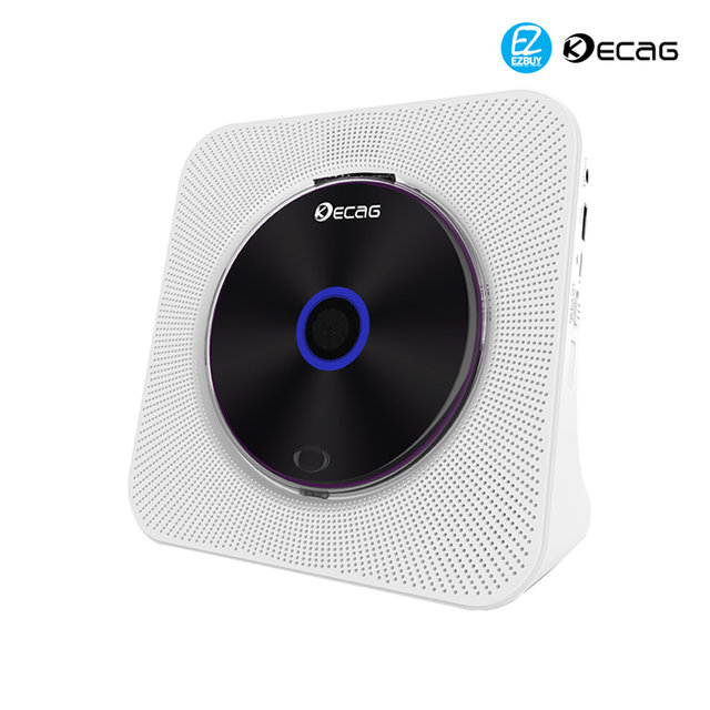 [해외직구] KECAG 블루투스 데스크탑 CD 플레이어 KC-806 충전형