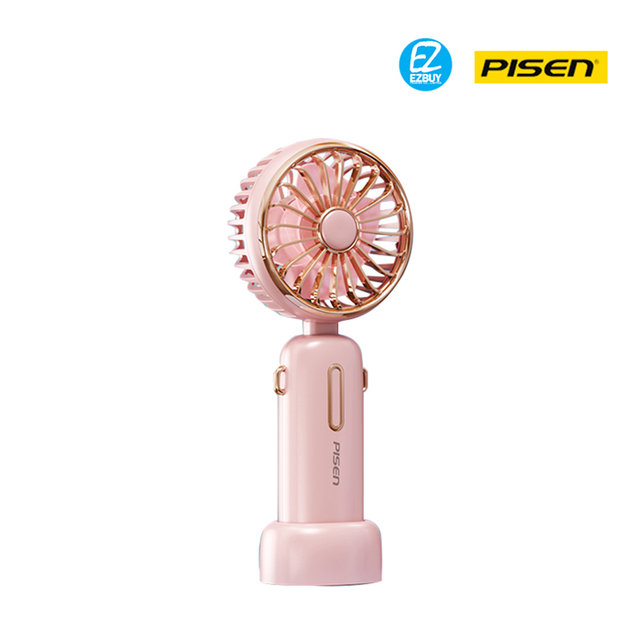 [해외직구] 피센 미니 휴대용 선풍기 초저소음 목걸이형 선풍기 2000mAh HJ-F09