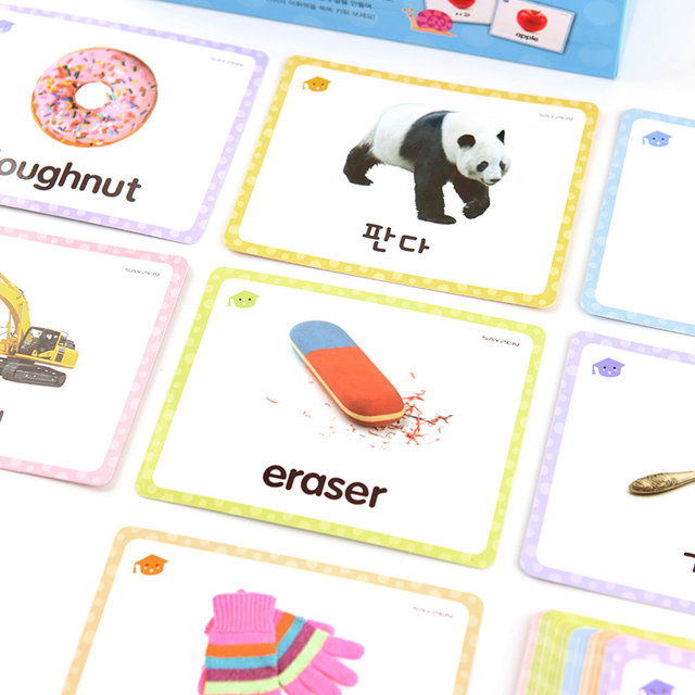 똑쟁 낱말카드 한글영어학습 세이펜호환