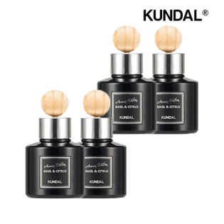 쿤달 퍼퓸 차량용 디퓨저 아로마 에디션 바질앤시트러스 75ml x4개