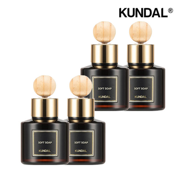 쿤달 퍼퓸 차량용 디퓨저 소프트솝 75ml x4개