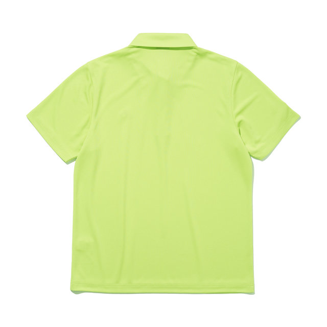 투에니더그 자수 카라 남성 반팔 티셔츠[YELLOW GREEN]