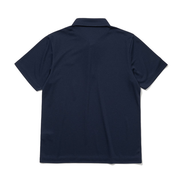투에니더그 자수 카라 남성 반팔 티셔츠[NAVY]