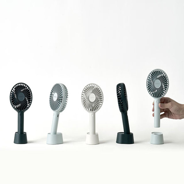루메나 FAN PRO 4 휴대용 무선 선풍기 [아쿠아그레이] FAN-PRO4-GY