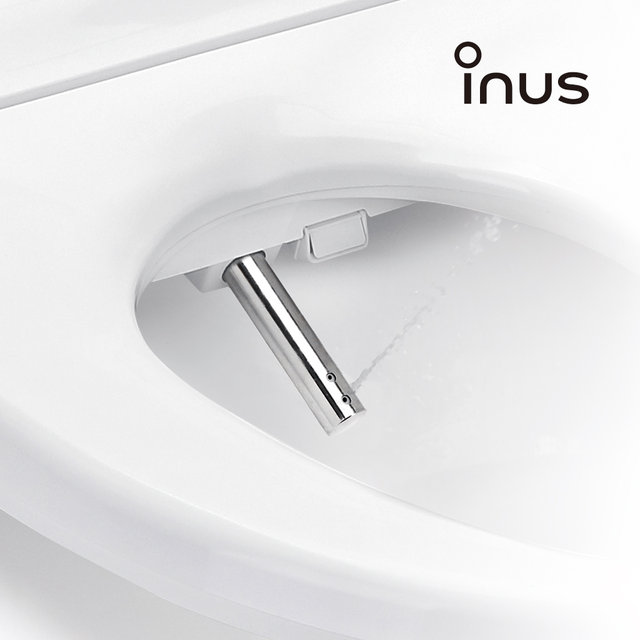 이누스 리모컨 직수형방수비데 신제품 IS-340R IPX7등급 비데구입 노필터비데 