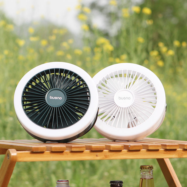 브에노 휴대용 LED 무선팬 선풍기 리모컨형 화이트 BN-W300