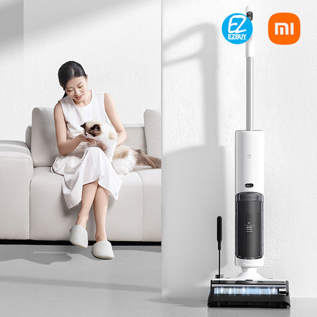 [해외직구] 샤오미 미지아 무선 물걸레 청소기 2 Lite C301 화이트 / 물걸레 2세대 라이트 / 실시간 물 공급 / 물탱크 오수탱크 분리 / 자동 세척 / 2023년 신제품 / 관부가세 포함