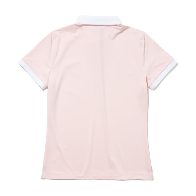 YOKO 카라넥 포인트 여성 반팔 티셔츠 [ROSE PINK]