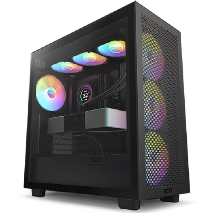 NZXT NZXT H7 Flow RGB Matte Black 미들타워 케이스