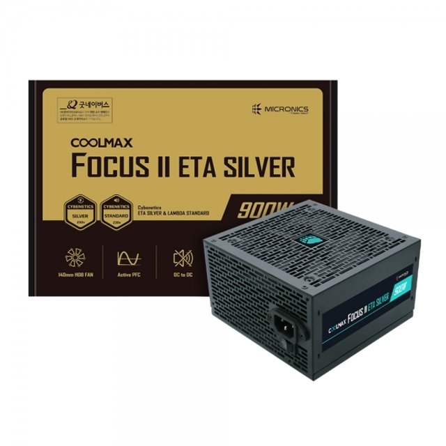 COOLMAX FOCUS II 900W ETA SILVER PCIE5