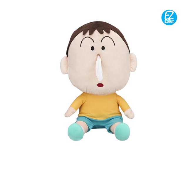 [해외직구] 맹구 인형 콧물 캐릭터 휴지 케이스 46cm / 티슈 커버 / 휴대용 / 여행용
