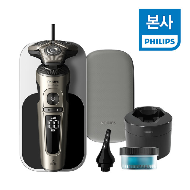 SkinIQ S9000 프레스티지 전기면도기 샴페인골드 SP9883/34