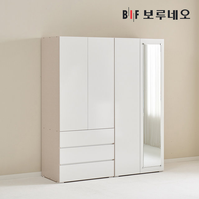 비컴 1600 N세트 장롱 장농 이불장 미니 아이 작은방 원룸 슬림 5자 6자