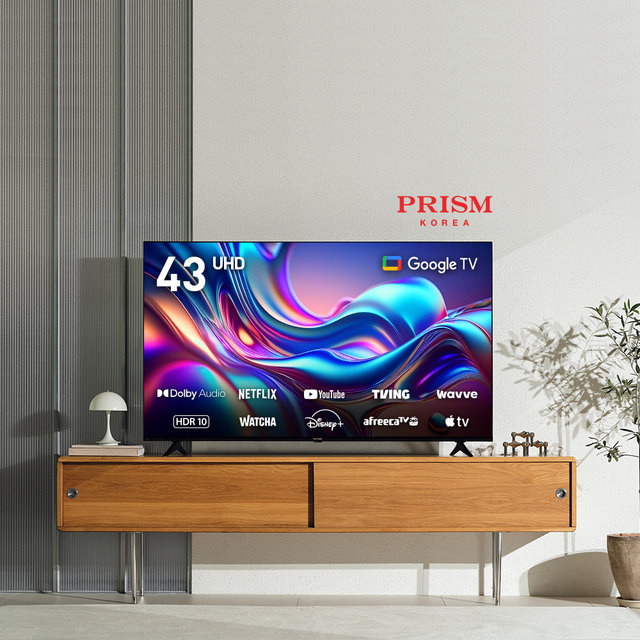 109cm  바이런 무결점 구글OS 스마트TV / HP43G3 (택배출고/스탠드 자가설치)
